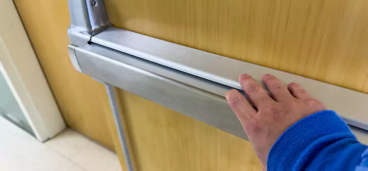 Installing a Push Bar on a Door Sarasota